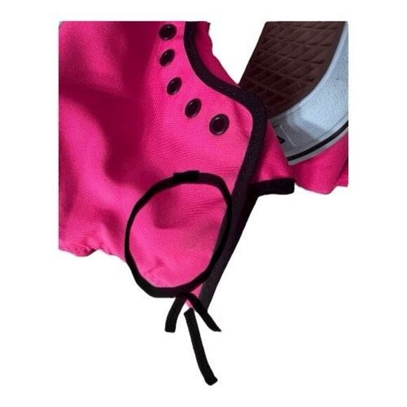 VANS Unisex Hot Neon Pink Black Hi-Top Sneakers Size Women 6.5 Men 5 Skate Shoes - Picture 9 of 13